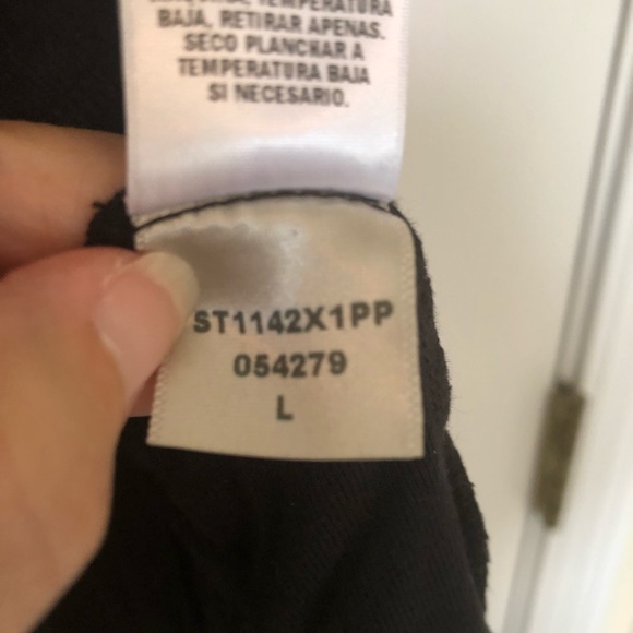 Splendid Black 3/4 Sleeve Lace Up Top - Picture 8 of 8